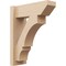 Ekena Millwork 5 1/2-in W x 14-in D x 18-in H Balboa Slat Rough Cedar Woodgrain TimberThane Outlooker, Primed Tan OUTUR055X14X18BOA24RCPR - alternate 1
